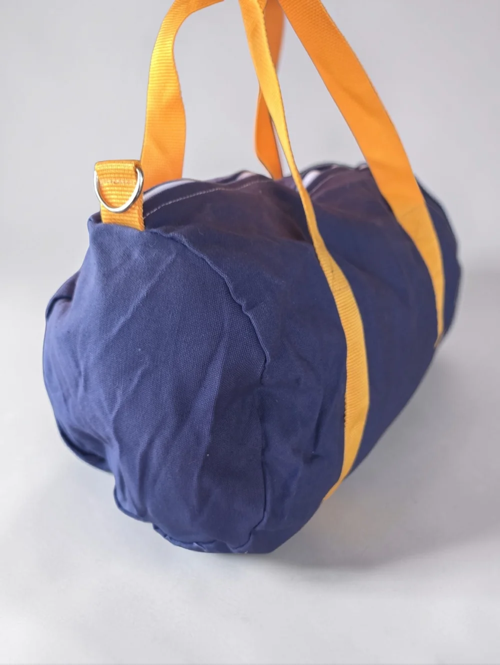 Saints Navy and Gold Duffle Bag Overnight Bag Gym Bag Canvas